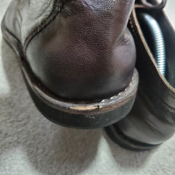 JOHN VARVATOS Star USA Hipster Chukka Boots Leather Lace Up Brown Men's 10.5 - Picture 14 of 15